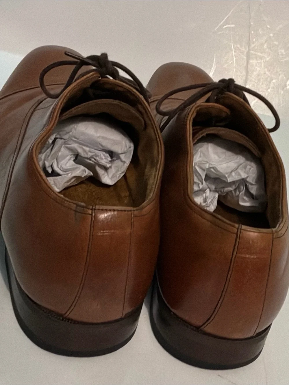 Florsheim Francisco Cognac Cap-Toe Oxford  Memory Foam Mens